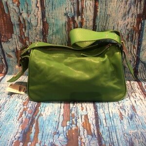 NWT Free People Arm Candy Green Leather Bag St. Patrick’s Day